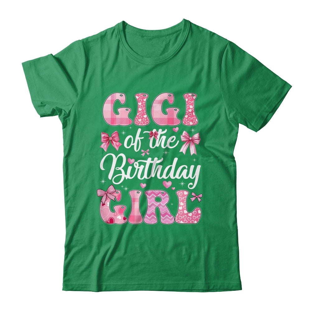 Gigi Of The Birthday Girl Family Pink Coquette Bow Shirt & Hoodie | teecentury