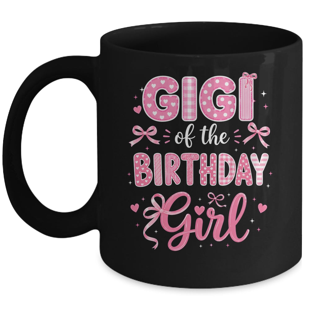 Gigi Of The Birthday Girl Matching Pink Coquette Bow Mug | teecentury