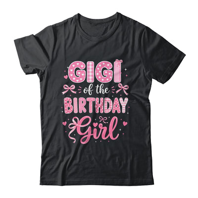 Gigi Of The Birthday Girl Matching Pink Coquette Bow Shirt & Hoodie | teecentury