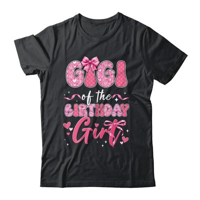Gigi Of The Birthday Girl Pink Coquette Bow Family Shirt & Hoodie | teecentury
