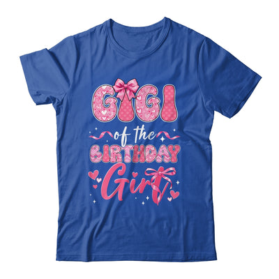 Gigi Of The Birthday Girl Pink Coquette Bow Family Shirt & Hoodie | teecentury
