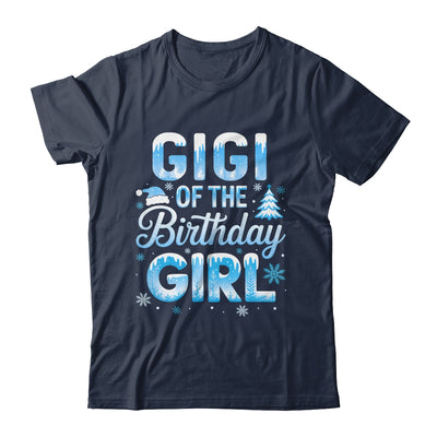 Gigi Of The Birthday Girl Snowflakes Winter Family Matching Shirt & Hoodie | teecentury