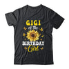 Gigi Of The Birthday Girl Sunflower Party Family Matching Shirt & Hoodie | teecentury