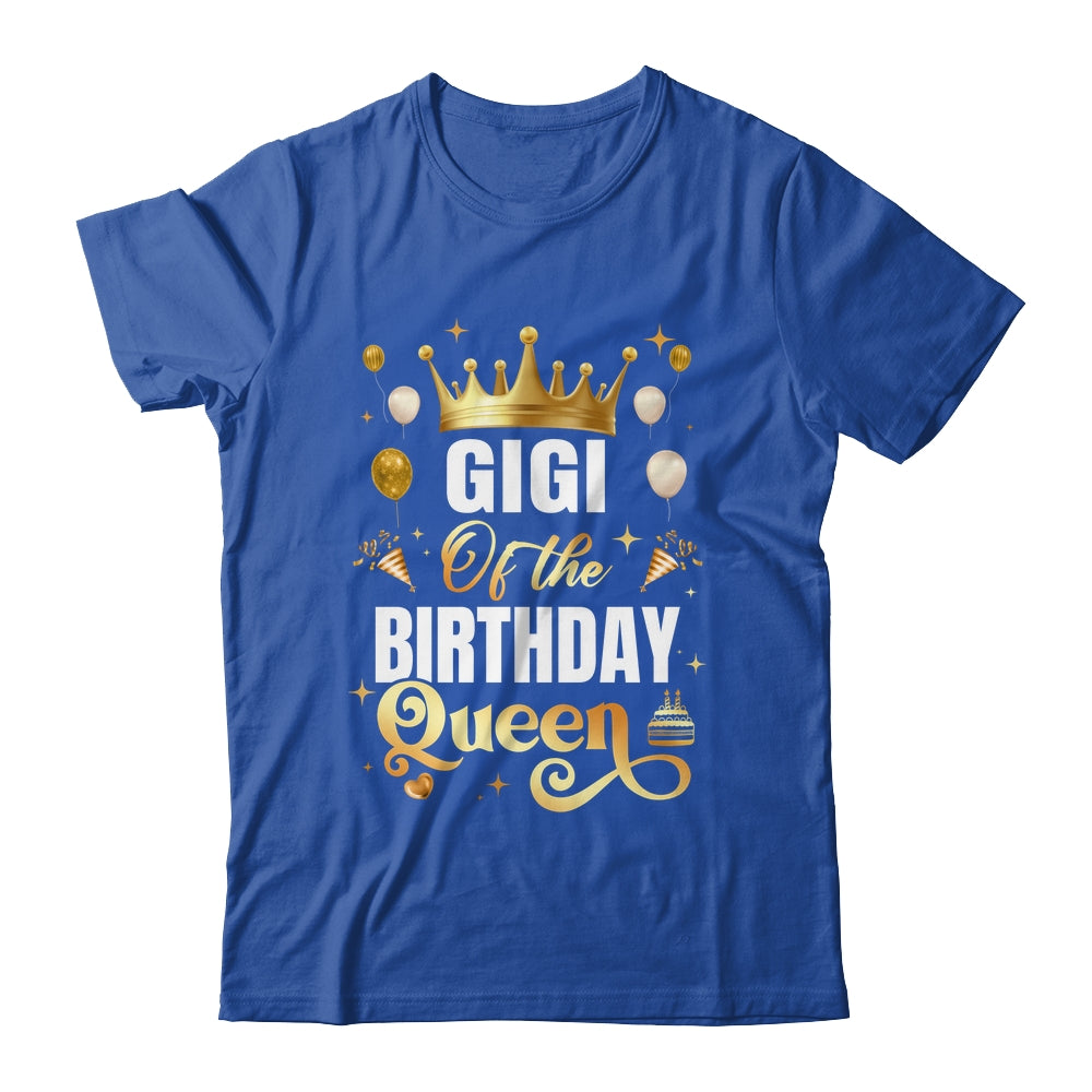 Gigi Of The Birthday Queen Funny Matching Birthday Party Shirt & Hoodie | teecentury