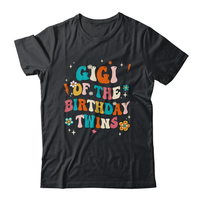 Gigi Of The Birthday Twins Boys Girls Party Retro Bday Shirt & Hoodie | teecentury