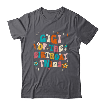 Gigi Of The Birthday Twins Boys Girls Party Retro Bday Shirt & Hoodie | teecentury