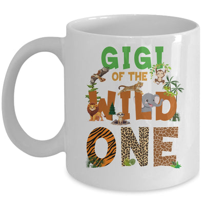 Gigi Of The Birthday Wild One Safari Birthday Boy Family Mug | teecentury