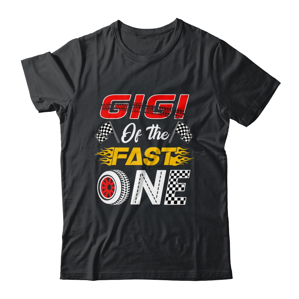 Gigi Of The Fast One 1st Birthday Race Car Family Shirt & Hoodie | teecentury
