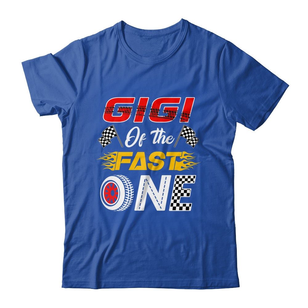 Gigi Of The Fast One 1st Birthday Race Car Family Shirt & Hoodie | teecentury