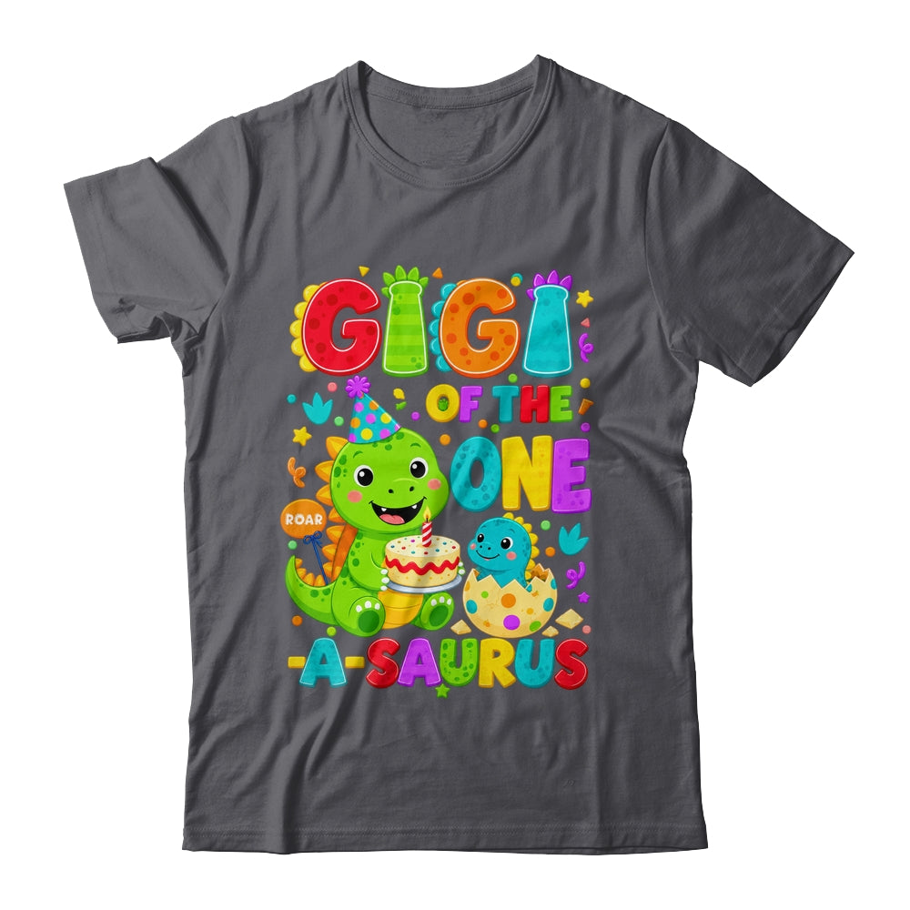 Gigi Of The One-A-Saurus 1St Birthday Boy T-Rex Dinosaur Shirt & Hoodie | teecentury