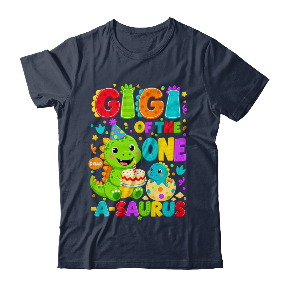 Gigi Of The One-A-Saurus 1St Birthday Boy T-Rex Dinosaur Shirt & Hoodie | teecentury