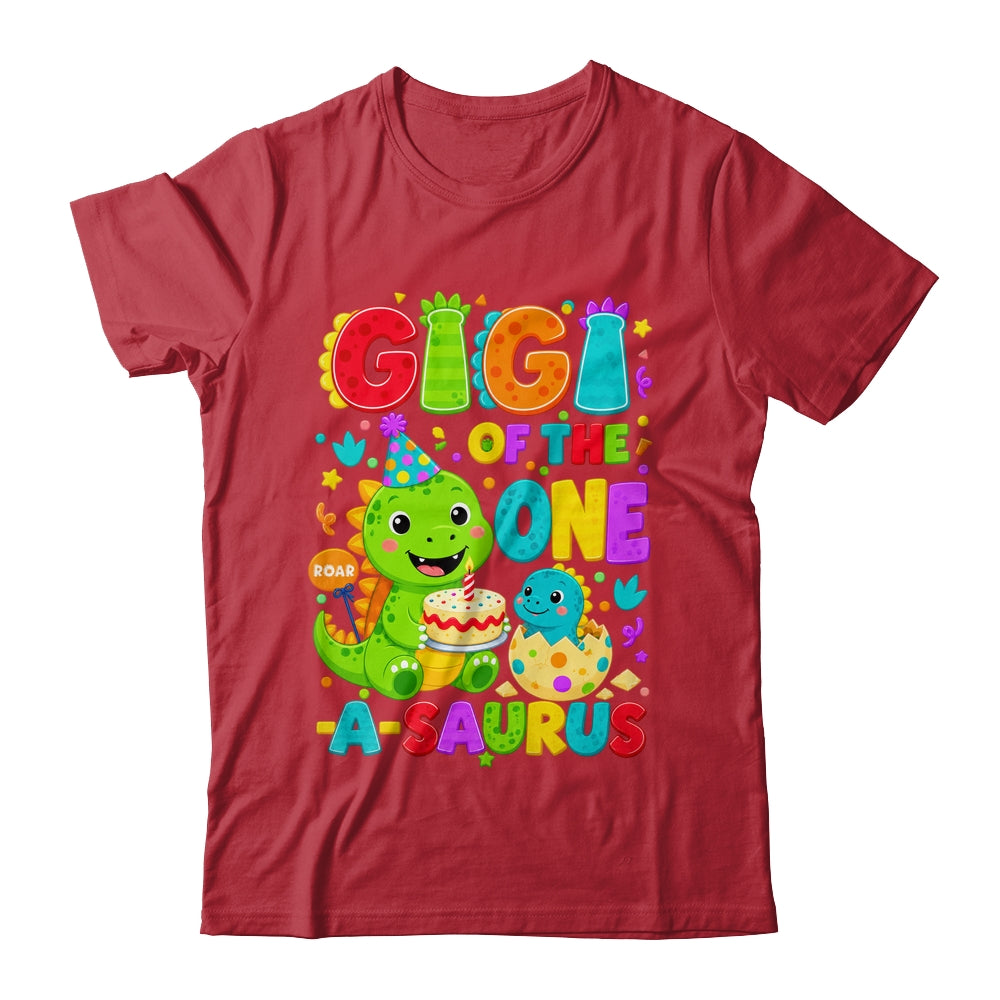 Gigi Of The One-A-Saurus 1St Birthday Boy T-Rex Dinosaur Shirt & Hoodie | teecentury