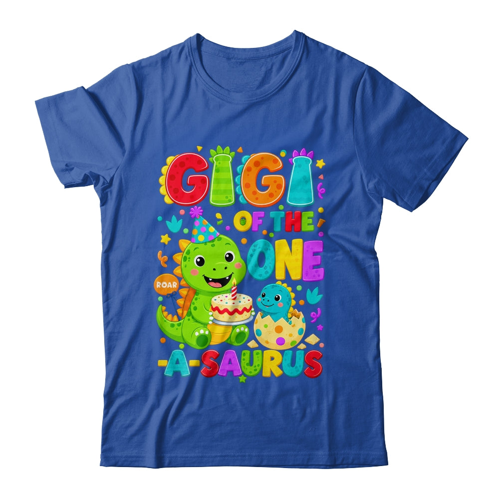 Gigi Of The One-A-Saurus 1St Birthday Boy T-Rex Dinosaur Shirt & Hoodie | teecentury