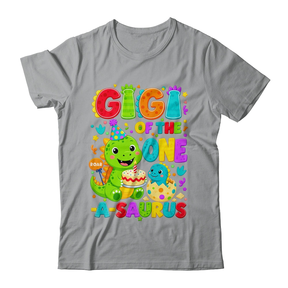 Gigi Of The One-A-Saurus 1St Birthday Boy T-Rex Dinosaur Shirt & Hoodie | teecentury