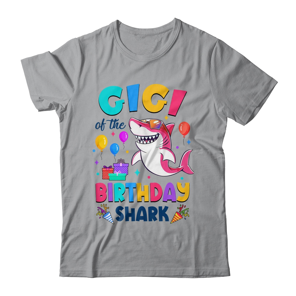 Gigi Of The Shark Birthday Family Matching Party Kids Shirt & Hoodie | teecentury