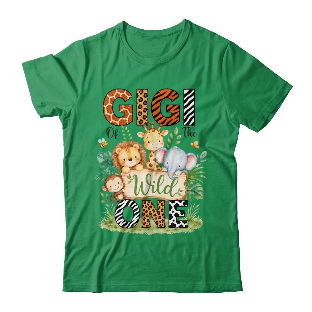 Gigi Of The Wild One First Birthday Boy Jungle Safari Shirt & Hoodie | teecentury