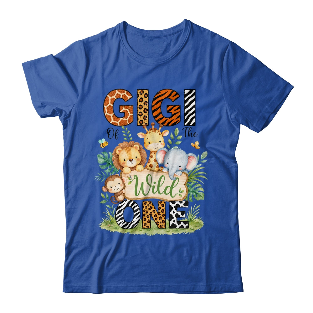 Gigi Of The Wild One First Birthday Boy Jungle Safari Shirt & Hoodie | teecentury