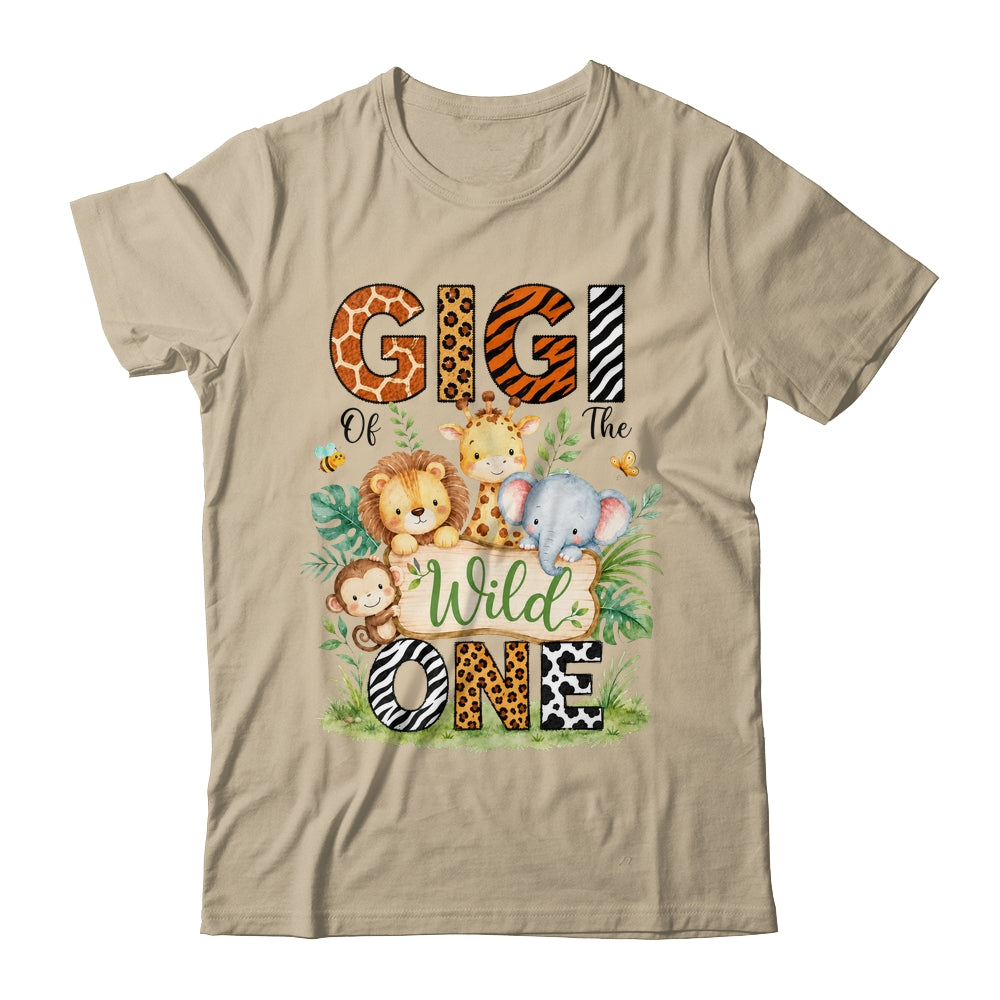Gigi Of The Wild One First Birthday Boy Jungle Safari Shirt & Hoodie | teecentury