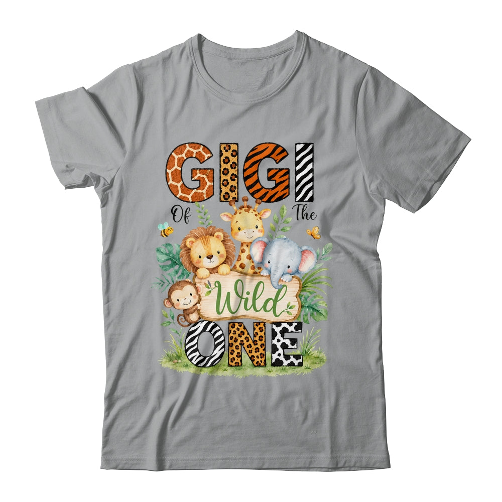 Gigi Of The Wild One First Birthday Boy Jungle Safari Shirt & Hoodie | teecentury