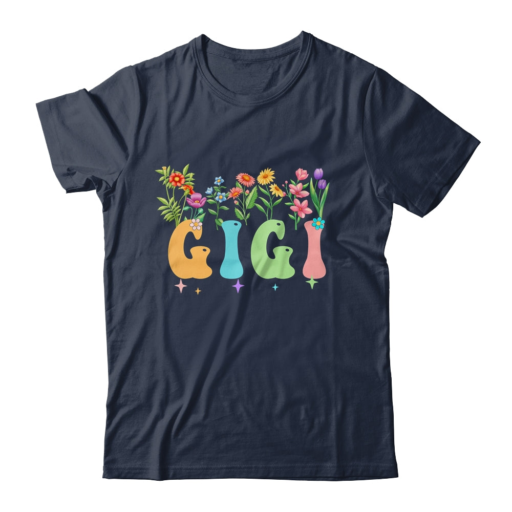 Gigi Women Wildflower Floral Design Gigi Mothers Day Shirt & Tank Top | teecentury