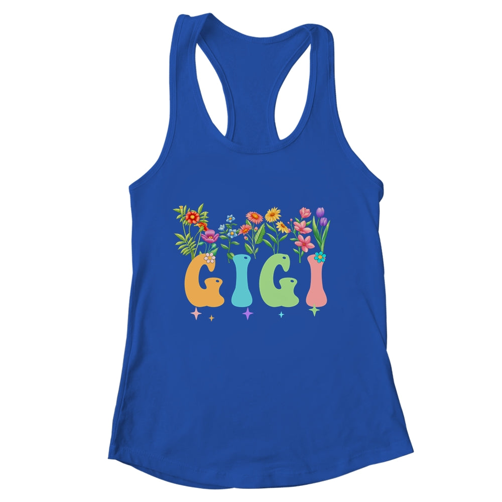 Gigi Women Wildflower Floral Design Gigi Mothers Day Shirt & Tank Top | teecentury