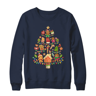 Gingerbread Christmas Tree Lights Cookie Baking Team Shirt & Sweatshirt | teecentury