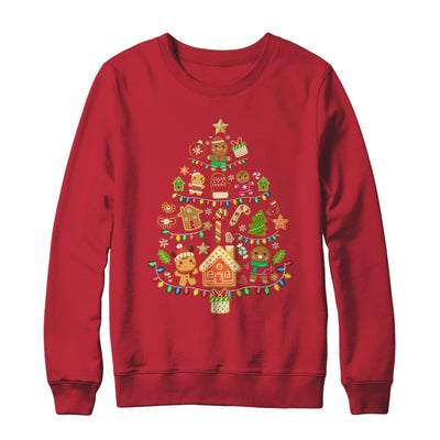 Gingerbread Christmas Tree Lights Cookie Baking Team Shirt & Sweatshirt | teecentury
