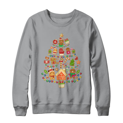 Gingerbread Christmas Tree Lights Cookie Baking Team Shirt & Sweatshirt | teecentury