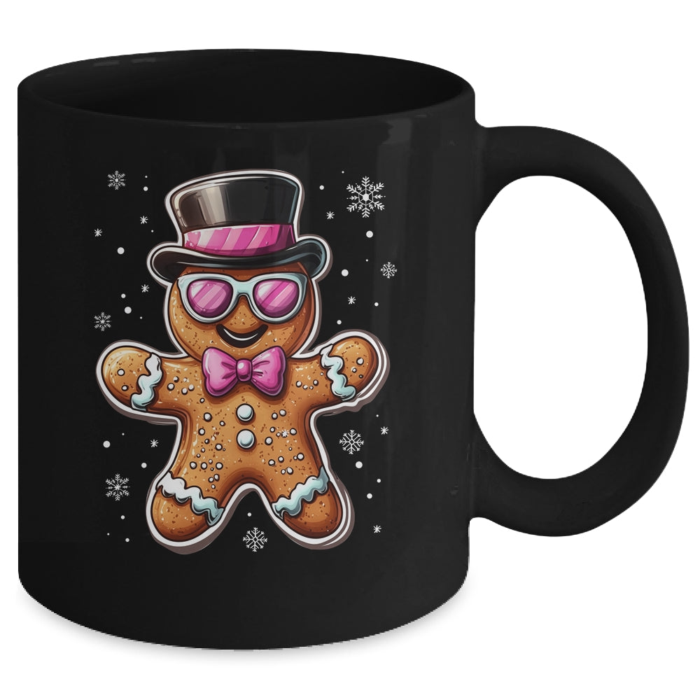 Gingerbread Cookie Christmas Pink Coquette Xmas Boy Girls Mug | teecentury