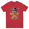 Gingerbread Cookie Christmas Pink Coquette Xmas Boy Girls Youth Shirt | teecentury