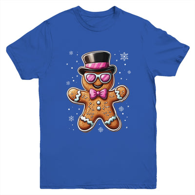 Gingerbread Cookie Christmas Pink Coquette Xmas Boy Girls Youth Shirt | teecentury