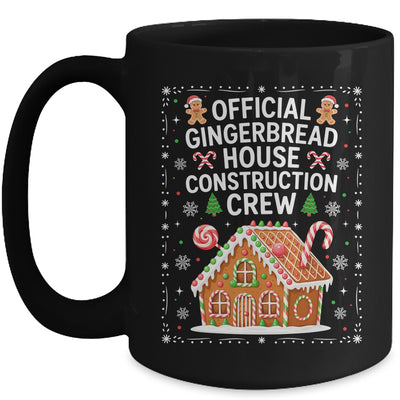 Gingerbread House Construction Crew Cookie Baking Christmas Mug | teecentury