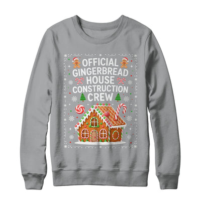 Gingerbread House Construction Crew Cookie Baking Christmas Shirt & Sweatshirt | teecentury