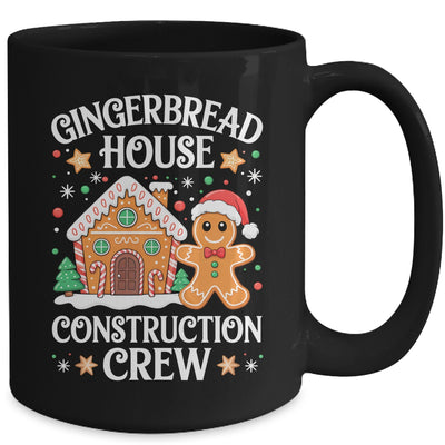 Gingerbread House Construction Crew Decorating Baking Xmas Mug | teecentury