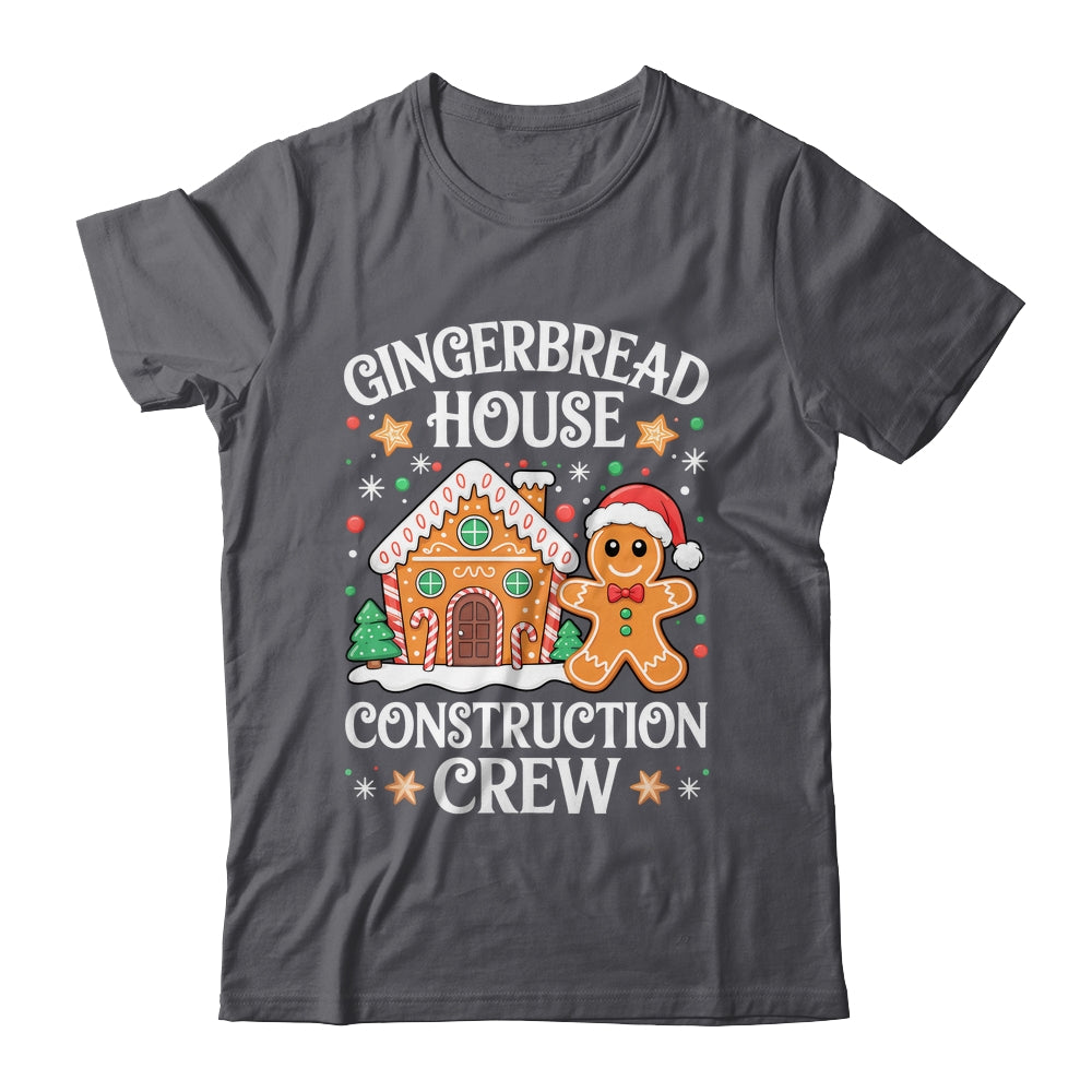 Gingerbread House Construction Crew Decorating Baking Xmas Shirt & Sweatshirt | teecentury