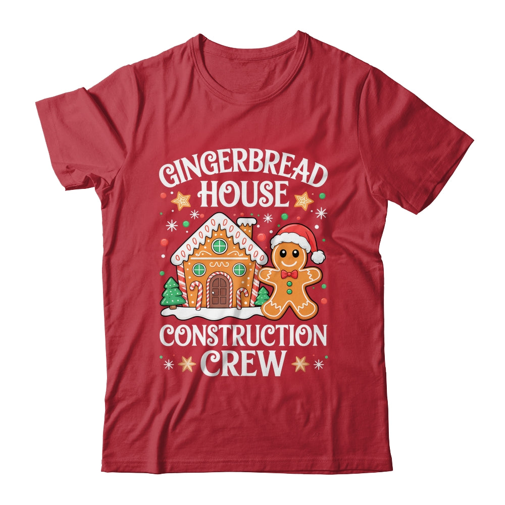 Gingerbread House Construction Crew Decorating Baking Xmas Shirt & Sweatshirt | teecentury