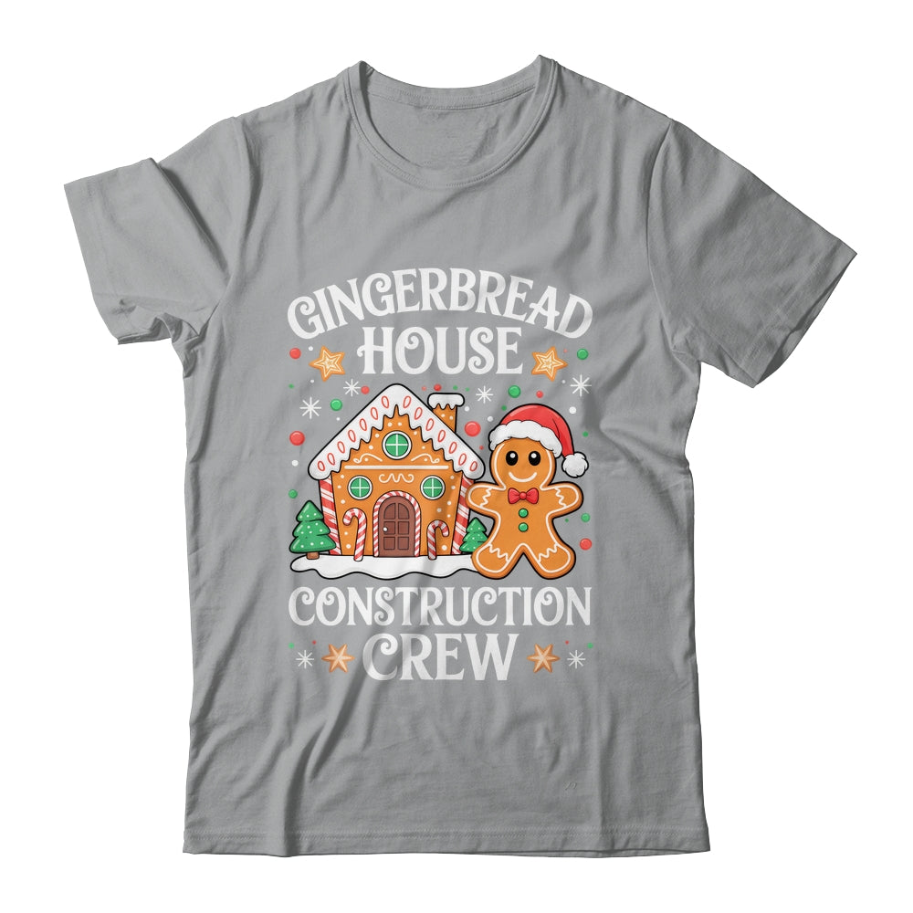 Gingerbread House Construction Crew Decorating Baking Xmas Shirt & Sweatshirt | teecentury