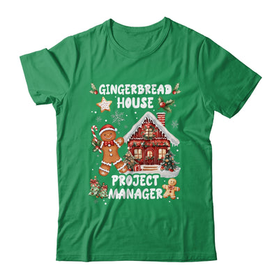 Gingerbread House Project Manager Cookie Baking Christmas Shirt & Sweatshirt | teecentury