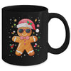 Gingerbread Man Pink Christmas Cookie Costume Baking Team Mug | teecentury