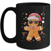 Gingerbread Man Pink Christmas Cookie Costume Baking Team Mug | teecentury