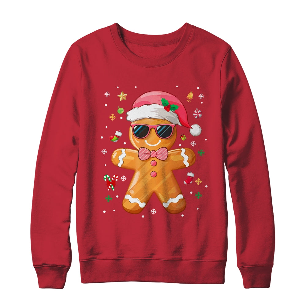 Gingerbread Man Pink Christmas Cookie Costume Baking Team Shirt & Sweatshirt | teecentury