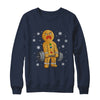 Gingerbread Man Weightlifting Christmas Fitness Gym Deadlift Shirt & Sweatshirt | teecentury