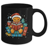 Gingerbread Reading Book Lovers Christmas Bookworm Librarian Mug | teecentury