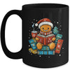 Gingerbread Reading Book Lovers Christmas Bookworm Librarian Mug | teecentury