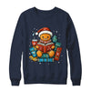 Gingerbread Reading Book Lovers Christmas Bookworm Librarian Shirt & Sweatshirt | teecentury