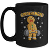 Gingershred Funny Gingerbread Man Gym Bodybuilding Christmas Mug | teecentury
