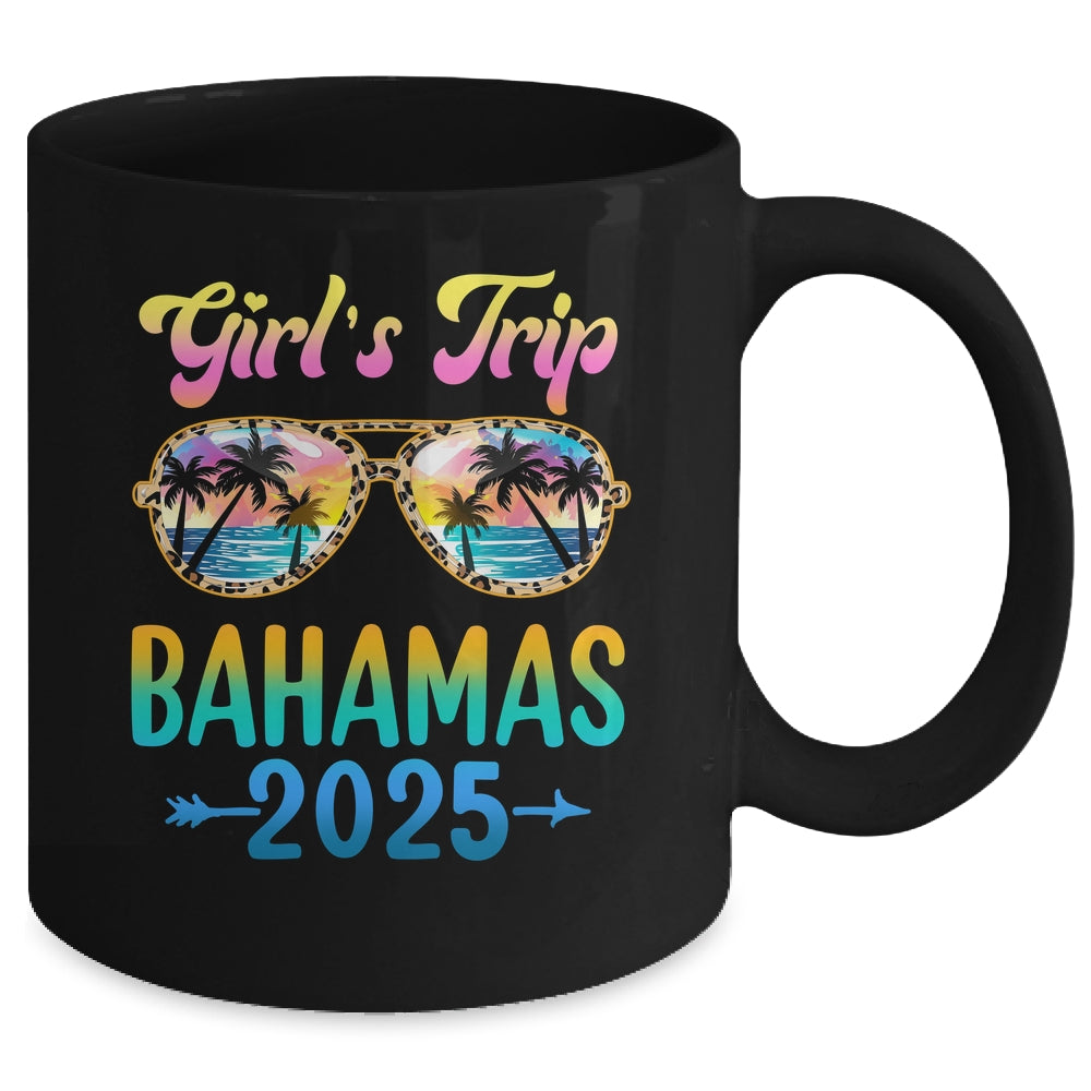 Girl's Trip Bahamas 2025 Summer Vacation Sunglasses Mug | teecentury