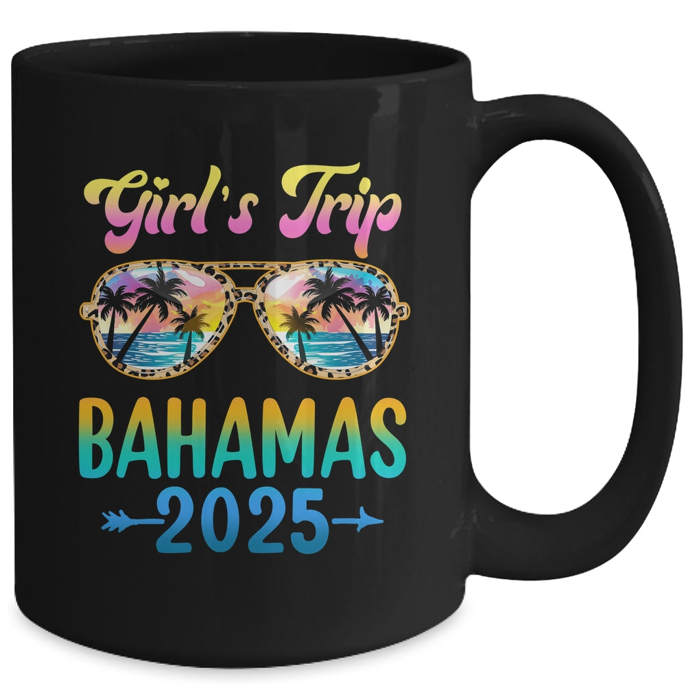 Girl's Trip Bahamas 2025 Summer Vacation Sunglasses Mug | teecentury