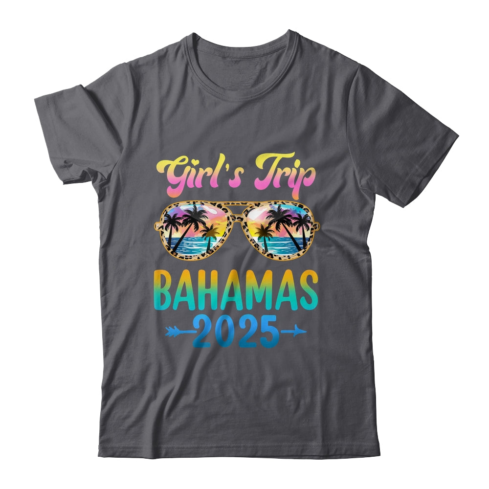 Girl's Trip Bahamas 2025 Summer Vacation Sunglasses Shirt & Tank Top | teecentury