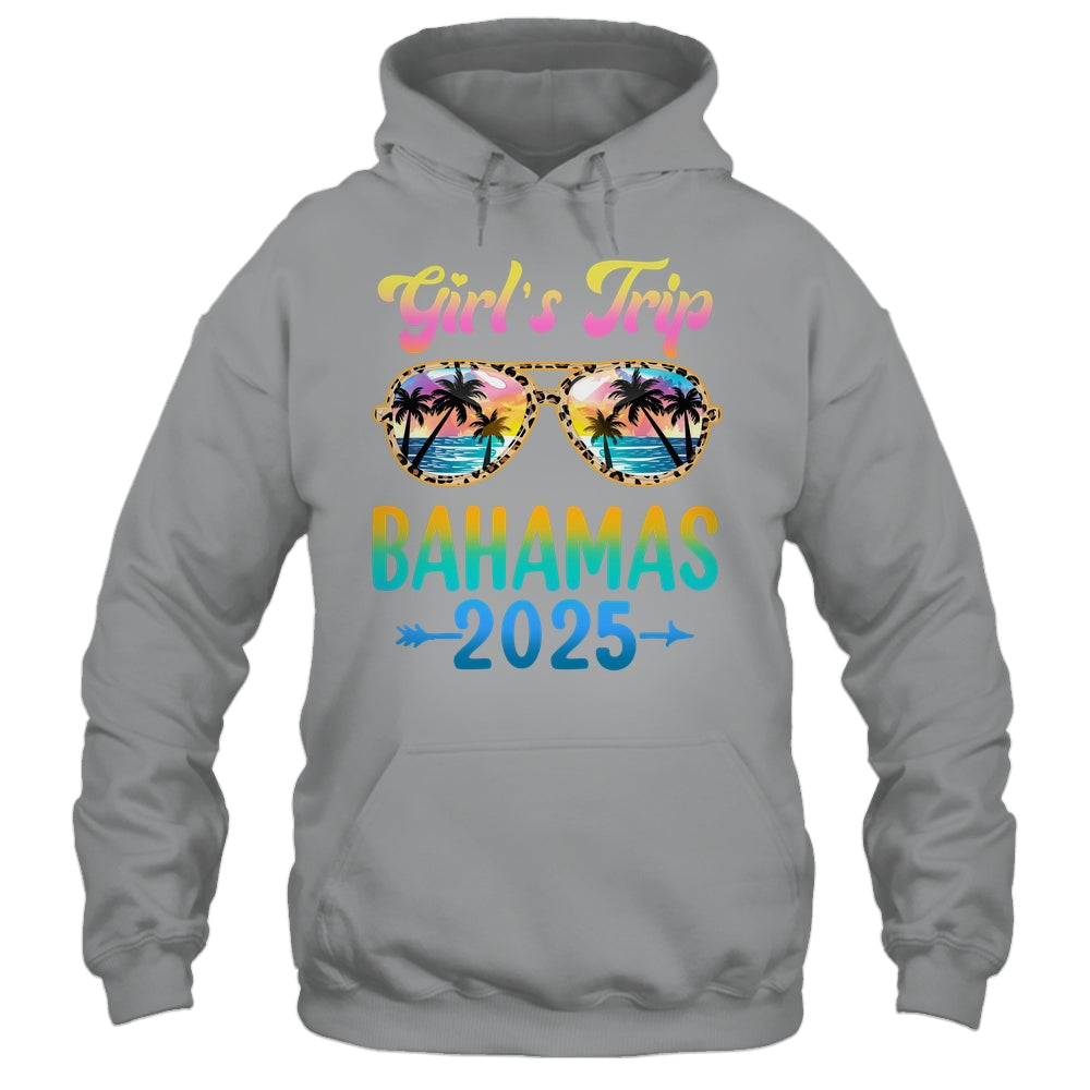 Girl's Trip Bahamas 2025 Summer Vacation Sunglasses Shirt & Tank Top | teecentury